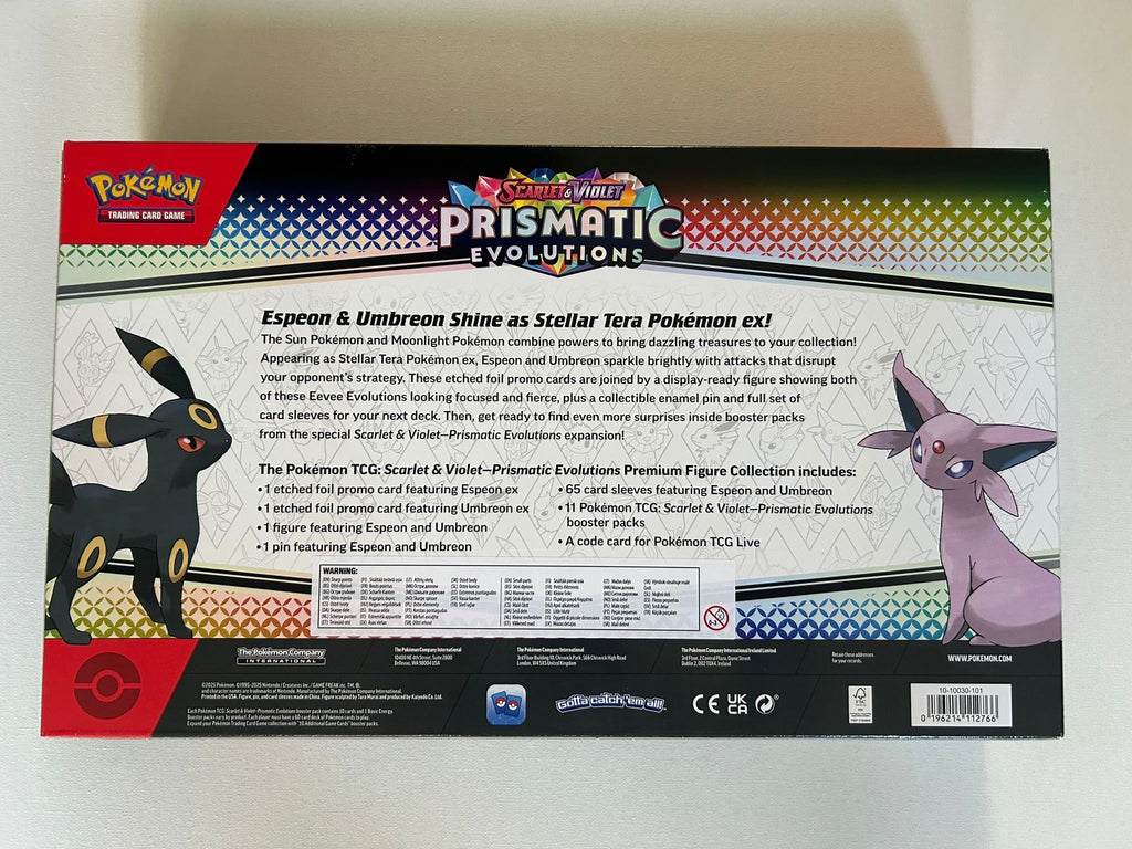 Prismatic Evolutions Premium Figure Collection Box