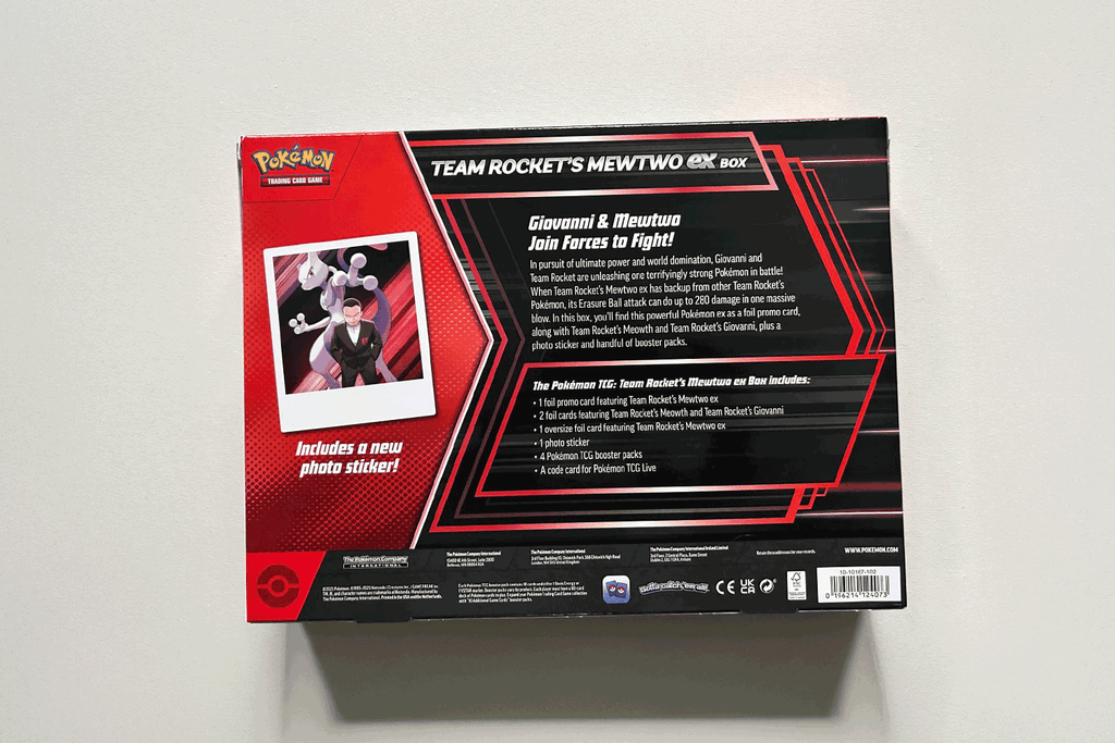 Team Rocket's Mewtwo ex Box