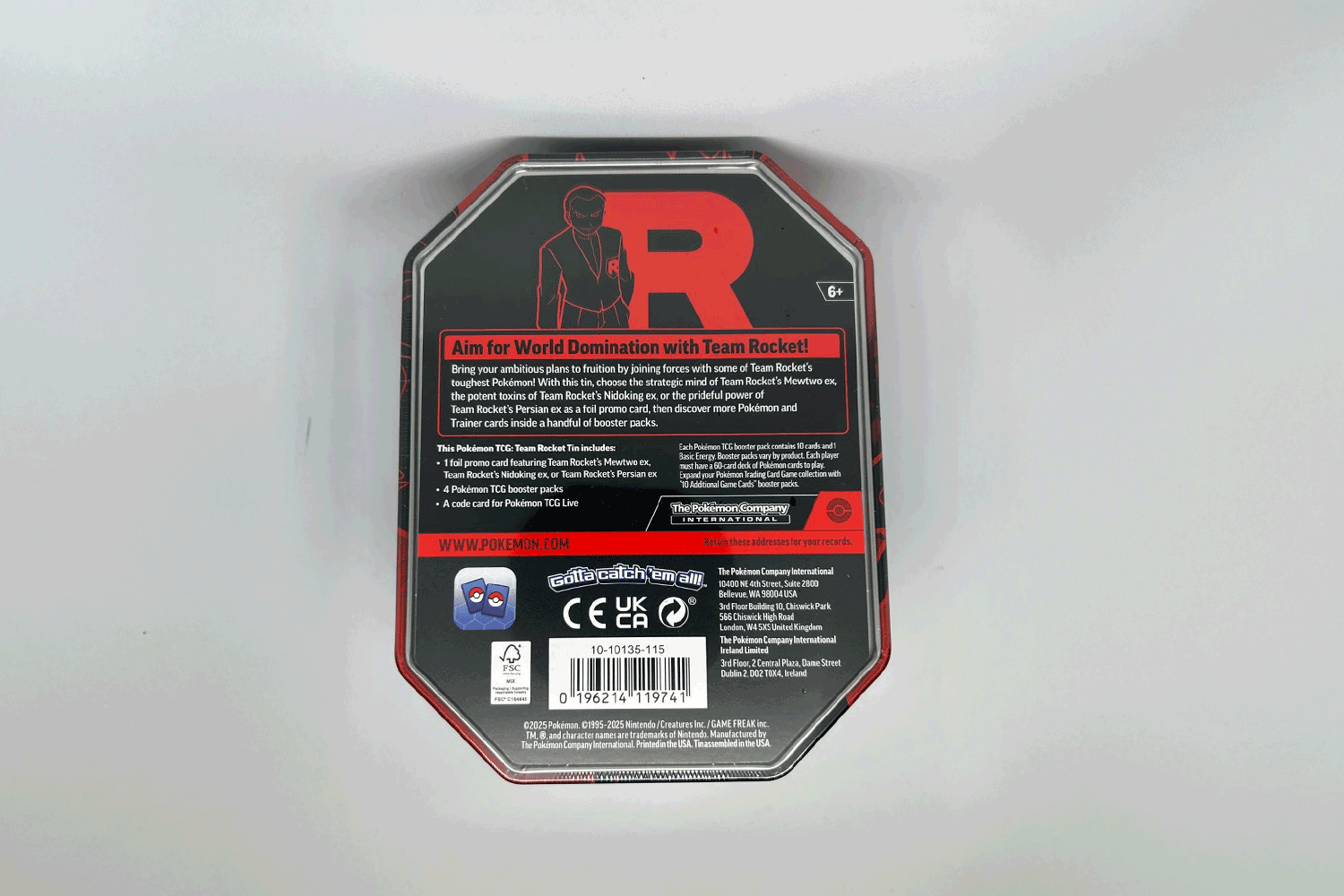 Team Rocket Tin - Nidoking Ex